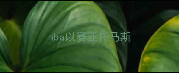 图片 nba以赛亚托马斯