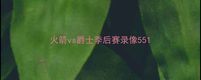 图片 火箭vs爵士季后赛录像551