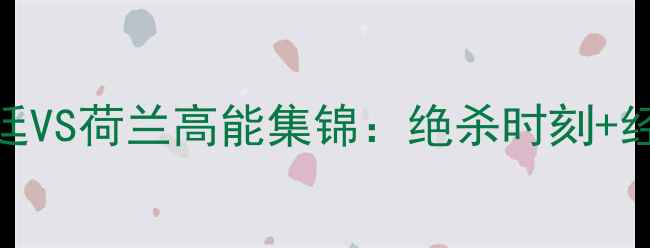 图片 篮球世界杯阿根廷VS荷兰高能集锦：绝杀时刻+经典战役全回顾🏀