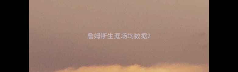 图片 詹姆斯生涯场均数据2