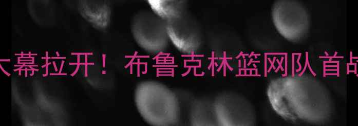 图片 🏀NBA新赛季首轮大幕拉开！布鲁克林篮网队首战时间+观赛指南全