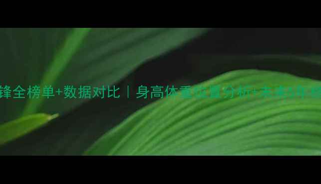 图片 🏀现役NBA中锋全榜单+数据对比｜身高体重位置分析+未来5年格局预测⭐️2