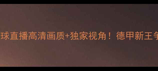 图片 🔥汉堡VS纽伦堡篮球直播高清画质+独家视角！德甲新王争霸赛必看攻略🏀2